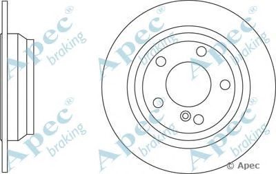 APEC BRAKING dsk2658 -  Тормозной диск